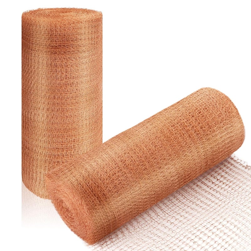 MUZIK 8 Inch x 100 Feet Pure Copper Mesh Roll – Rustproof Rodent Control Wire Mesh Screen for DIY Projects, Pest Barrier, Garden & Vent Protection – Easy to Cut, Durable & Snake Proof - Image 1